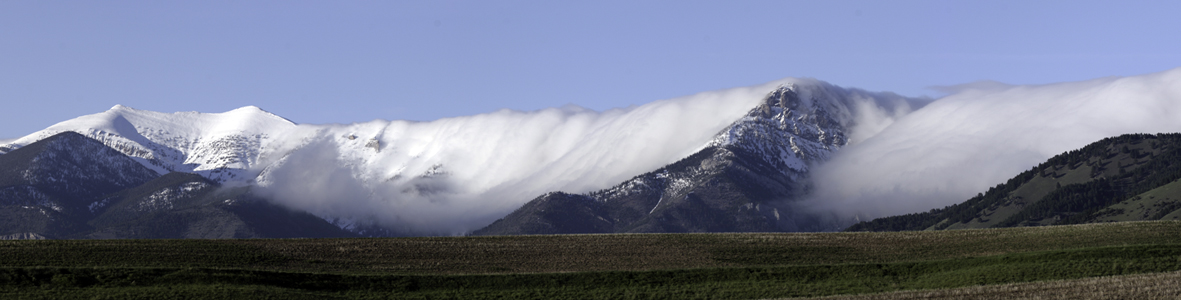 Cloud Fall Over the Bridgers