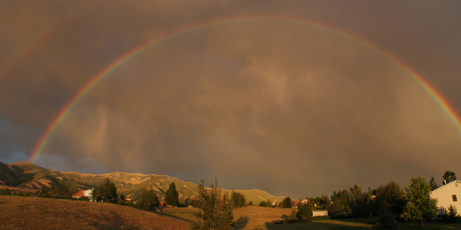 Rainbow to the East